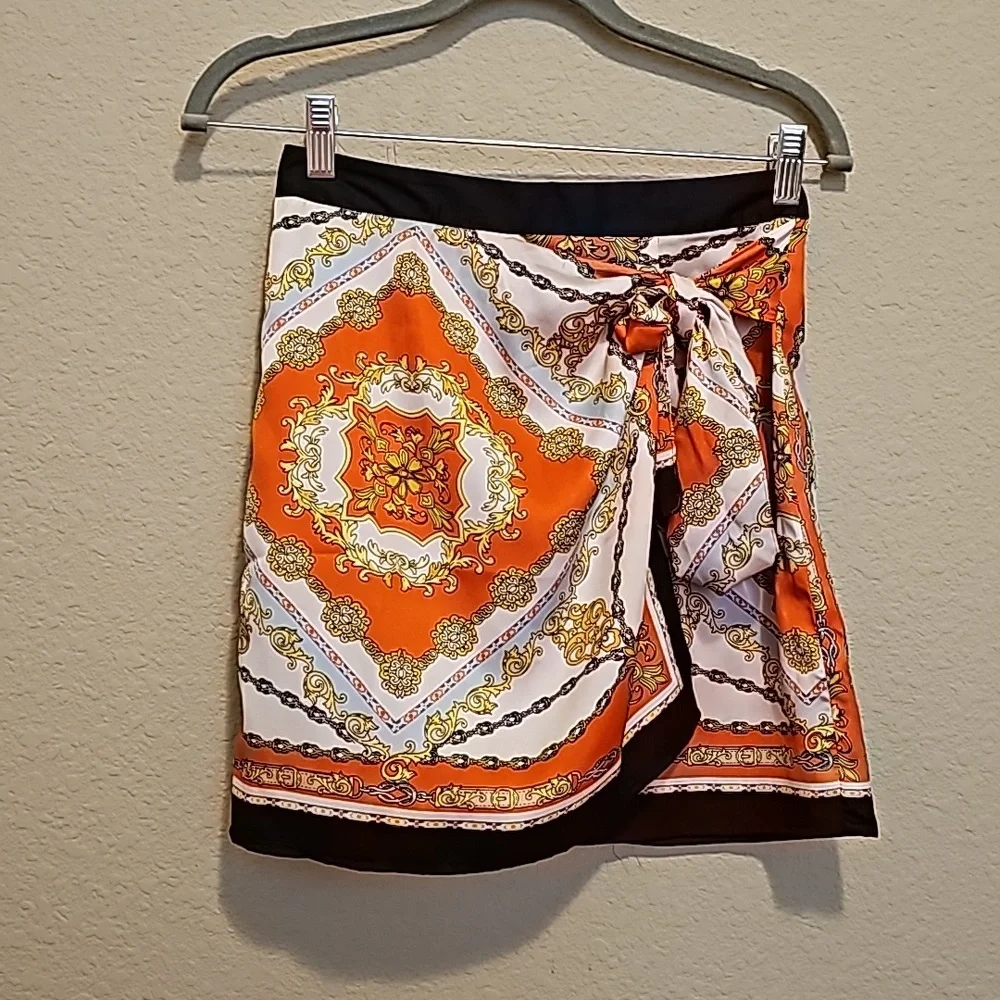 Forever21 Mock Wrap Skirt - Picture 1 of 5